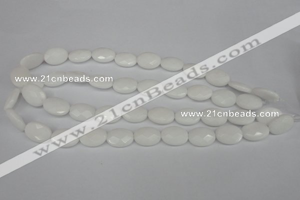 CCN2200 15.5 inches 13*18mm faceted oval candy jade beads