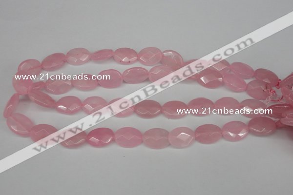 CCN2201 15.5 inches 13*18mm faceted oval candy jade beads