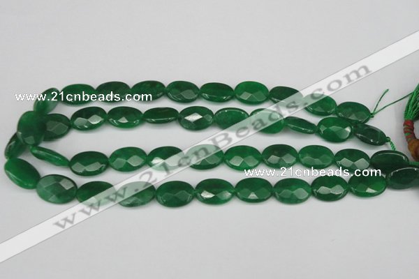 CCN2210 15.5 inches 13*18mm faceted oval candy jade beads