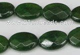 CCN2211 15.5 inches 13*18mm faceted oval candy jade beads