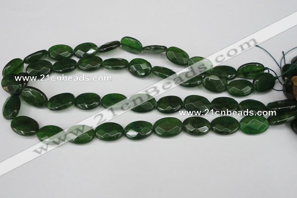 CCN2211 15.5 inches 13*18mm faceted oval candy jade beads