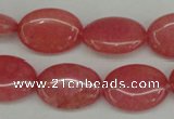 CCN2222 15.5 inches 13*18mm oval candy jade beads wholesale