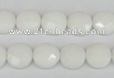 CCN2230 15.5 inches 12mm faceted coin candy jade beads wholesale