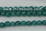 CCN2279 15.5 inches 6mm faceted round candy jade beads wholesale