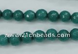 CCN2280 15.5 inches 8mm faceted round candy jade beads wholesale