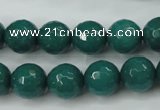 CCN2282 15.5 inches 12mm faceted round candy jade beads wholesale