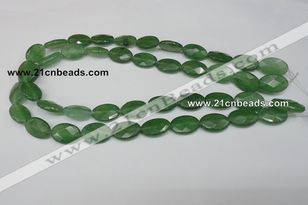 CCN229 15.5 inches 12*18mm faceted oval candy jade beads