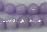 CCN2291 15.5 inches 14mm faceted round candy jade beads wholesale