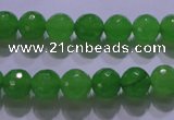 CCN2302 15.5 inches 12mm faceted round candy jade beads wholesale