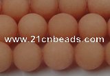 CCN2406 15.5 inches 4mm round matte candy jade beads wholesale