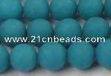 CCN2432 15.5 inches 6mm round matte candy jade beads wholesale