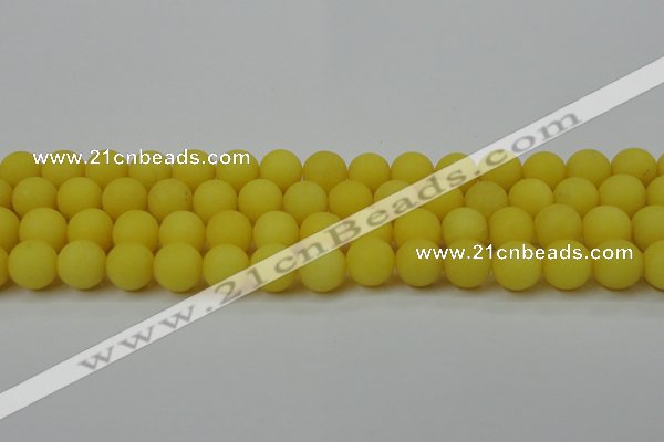 CCN2488 15.5 inches 12mm round matte candy jade beads wholesale