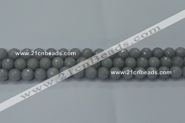 CCN2562 15 inches 12mm faceted round candy jade beads wholesale