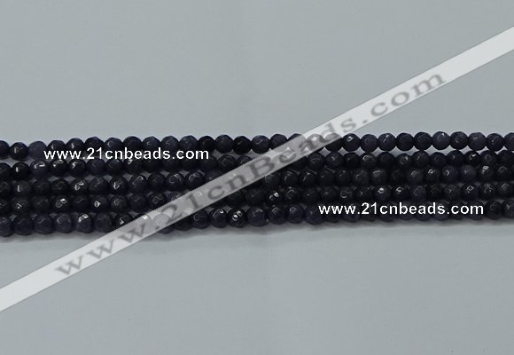 CCN2566 15 inches 6mm faceted round candy jade beads wholesale