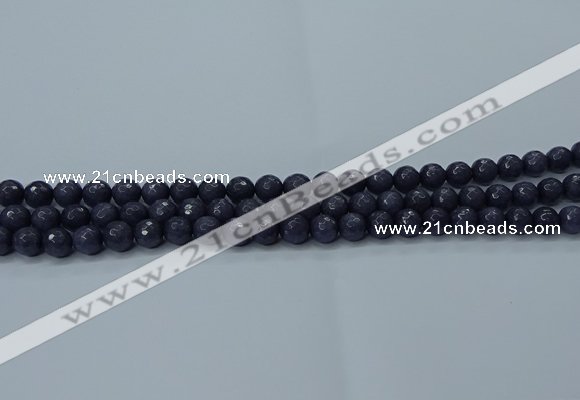 CCN2567 15 inches 8mm faceted round candy jade beads wholesale