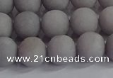 CCN2583 15.5 inches 10mm round matte candy jade beads wholesale