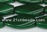 CCN2625 15.5 inches 15*30mm twisted rectangle candy jade beads