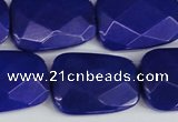 CCN2635 15.5 inches 18*25mm faceted trapezoid candy jade beads