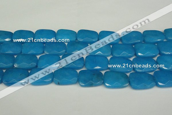 CCN2637 15.5 inches 18*25mm faceted trapezoid candy jade beads