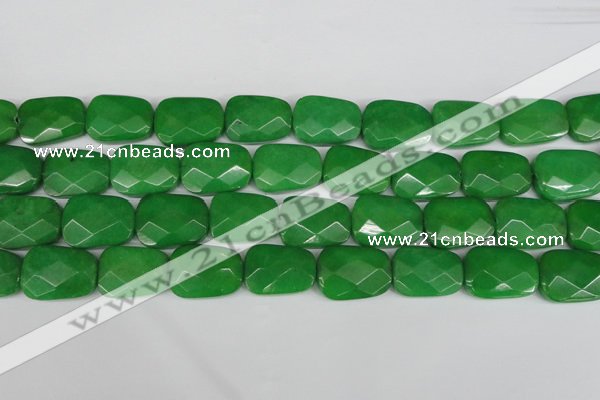 CCN2638 15.5 inches 18*25mm faceted trapezoid candy jade beads