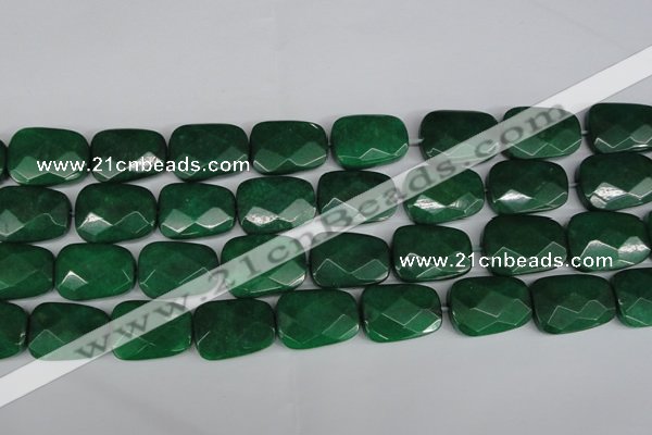 CCN2639 15.5 inches 18*25mm faceted trapezoid candy jade beads