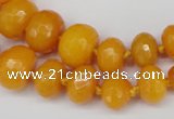 CCN2645 15.5 inches 5*8mm - 12*16mm faceted rondelle candy jade beads