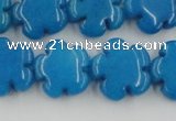 CCN2664 15.5 inches 16mm carved flower candy jade beads wholesale