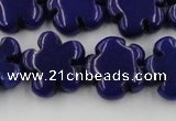 CCN2665 15.5 inches 16mm carved flower candy jade beads wholesale