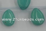 CCN2683 Top-drilled 13*18mm flat teardrop candy jade beads