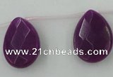 CCN2717 Top-drilled 18*25mm briolette candy jade beads wholesale