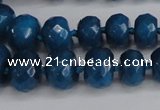 CCN2761 15.5 inches 5*8mm - 12*16mm faceted rondelle candy jade beads