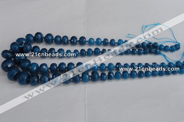 CCN2761 15.5 inches 5*8mm - 12*16mm faceted rondelle candy jade beads