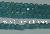 CCN2802 15.5 inches 2mm tiny faceted round candy jade beads