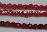 CCN2812 15.5 inches 3mm tiny faceted round candy jade beads