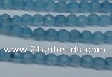 CCN2814 15.5 inches 3mm tiny faceted round candy jade beads