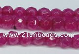 CCN2830 15.5 inches 5mm faceted round candy jade beads