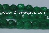 CCN2835 15.5 inches 5mm faceted round candy jade beads