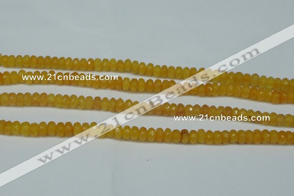 CCN2852 15.5 inches 2*4mm faceted rondelle candy jade beads