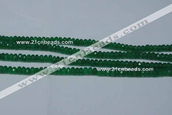 CCN2854 15.5 inches 2*4mm faceted rondelle candy jade beads
