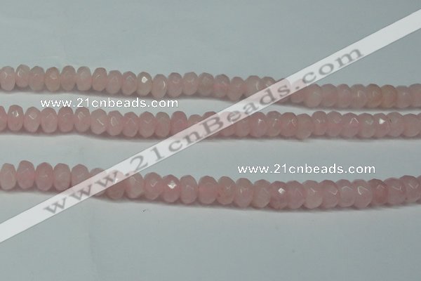 CCN2860 15.5 inches 4*6mm faceted rondelle candy jade beads