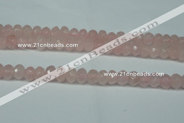 CCN2870 15.5 inches 5*8mm faceted rondelle candy jade beads