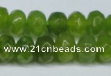 CCN2874 15.5 inches 5*8mm faceted rondelle candy jade beads