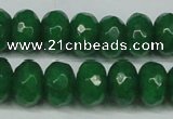 CCN2875 15.5 inches 5*8mm faceted rondelle candy jade beads