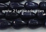 CCN3015 15.5 inches 10*15mm faceted teardrop candy jade beads