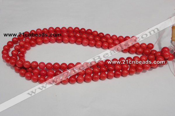 CCN33 15.5 inches 8mm round candy jade beads wholesale