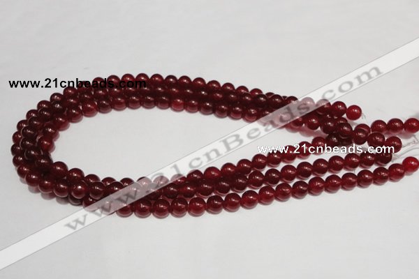 CCN35 15.5 inches 8mm round candy jade beads wholesale