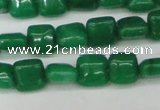 CCN3793 15.5 inches 8*8mm square candy jade beads wholesale