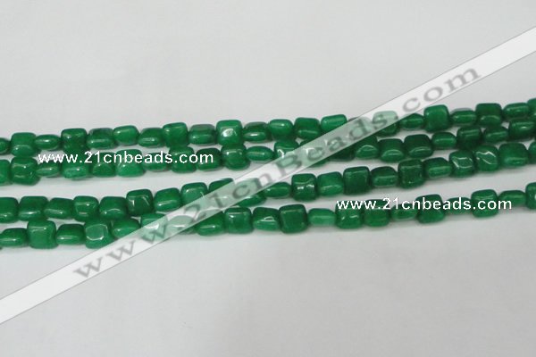 CCN3793 15.5 inches 8*8mm square candy jade beads wholesale