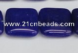 CCN3811 15.5 inches 20*20mm square candy jade beads wholesale