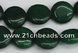 CCN3824 15.5 inches 14mm flat round candy jade beads wholesale